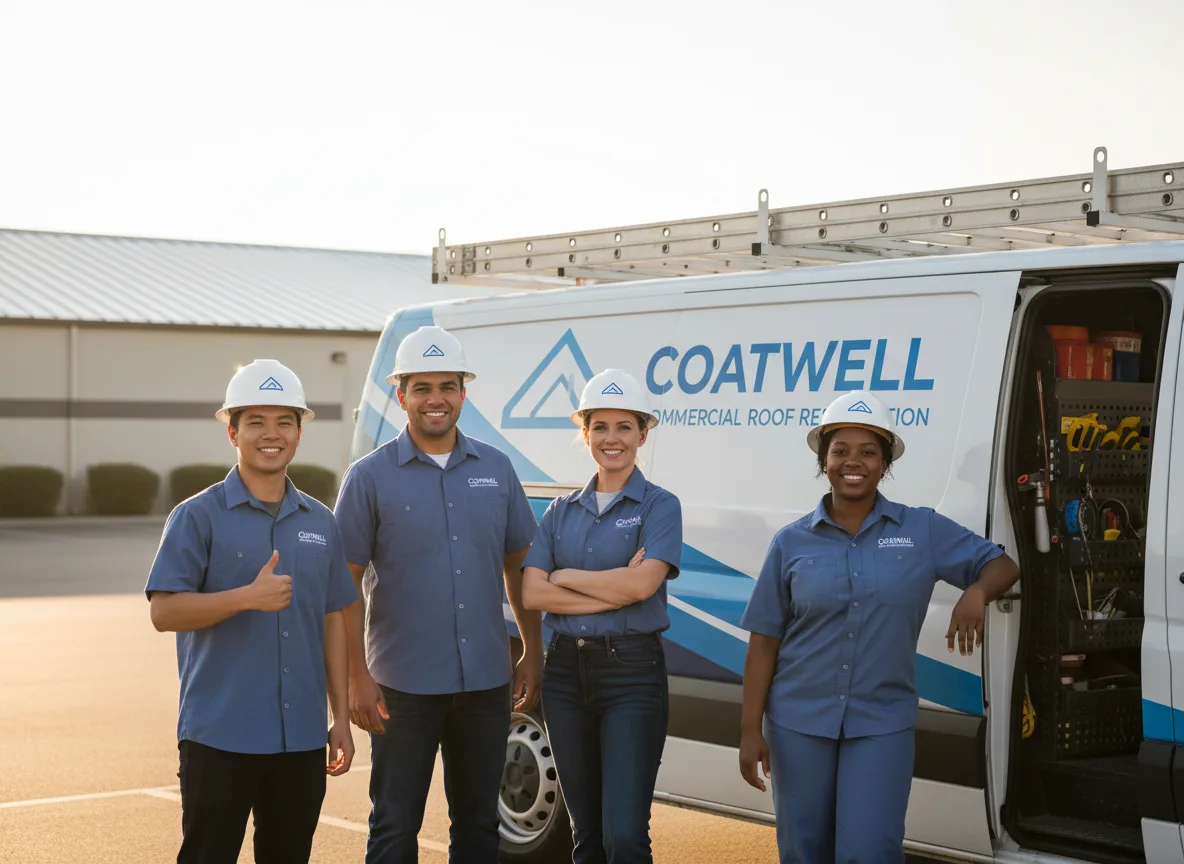 Commercial roof coating company in Avant, OK